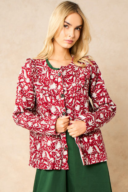 Emelia Quilted Reversible Jacket- NEW