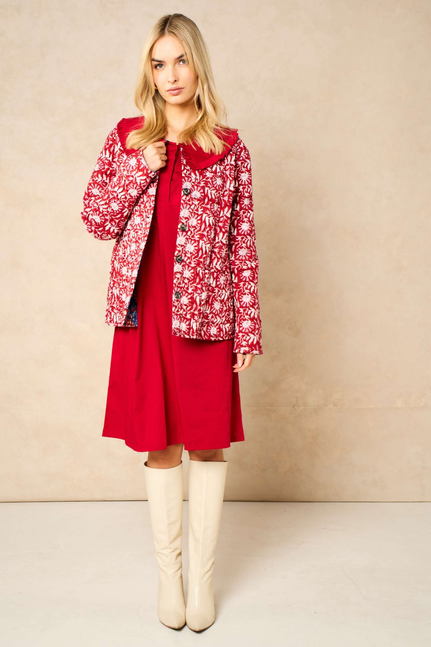 Aura Quilted Reversible Jacket- NEW