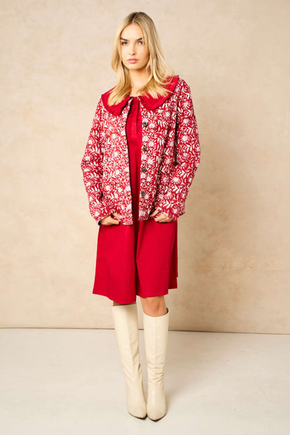 Aura Quilted Reversible Jacket- NEW