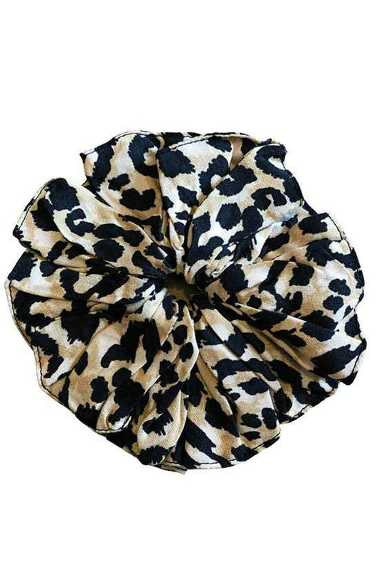 Leopard Print Oversized Scrunchie
