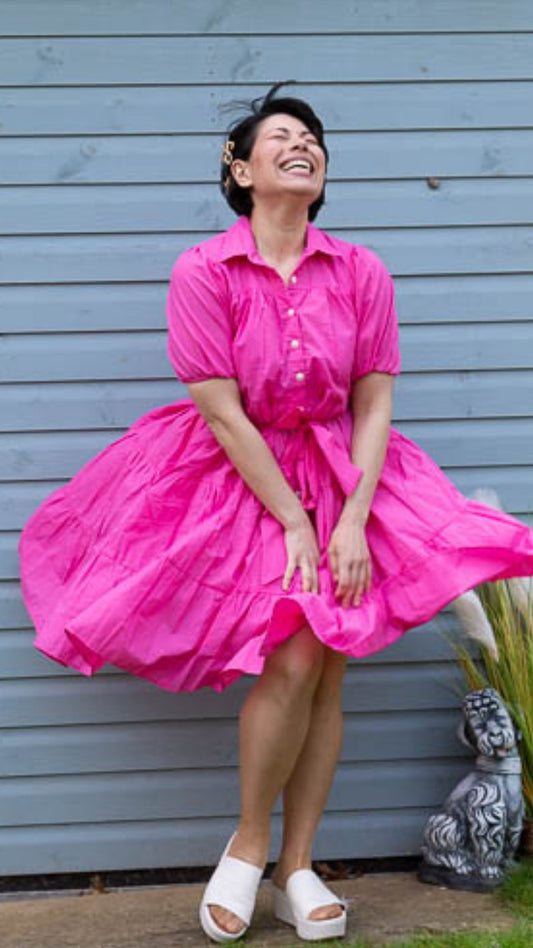 Maya Cotton Midi Dress