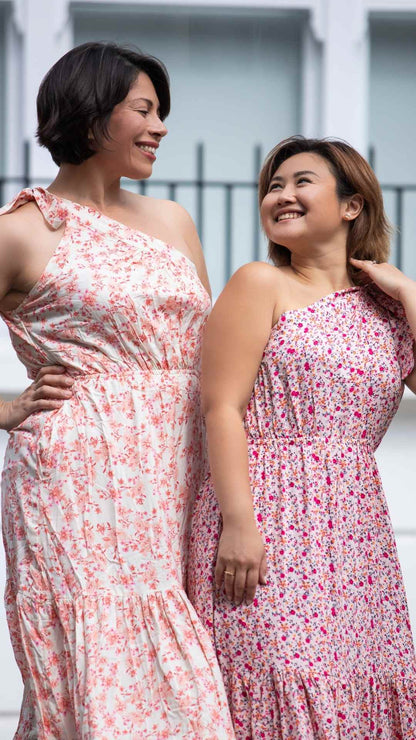 Kat Off Shoulder Cotton Maxi Dress