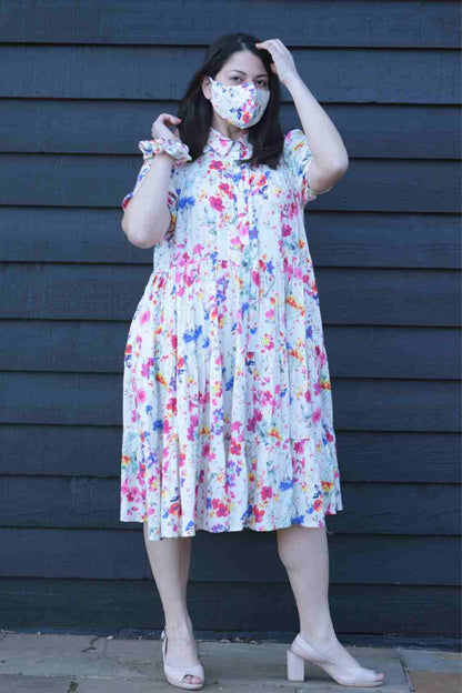 Karli Floral Print Reusable Face Covering