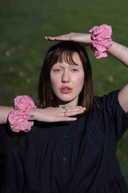 Floral Oversized Scrunchie