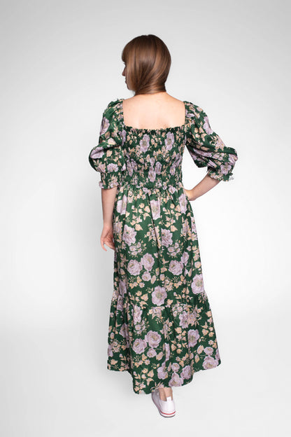 Vivian Braless Wonder Maxi Dress With Sleeves