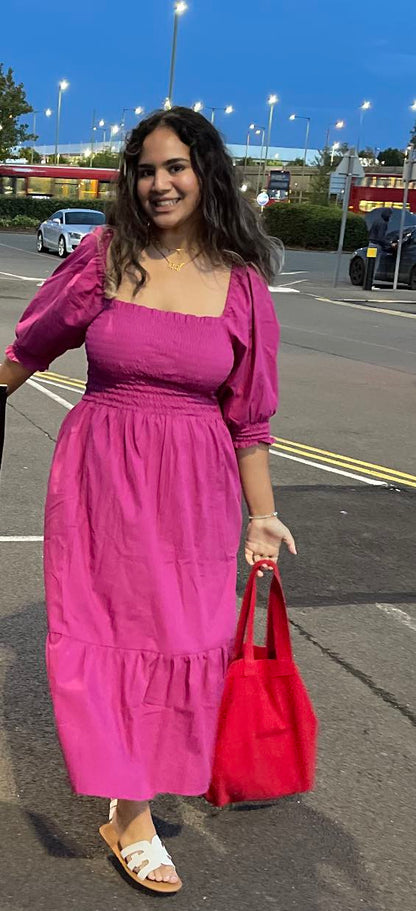 Winslow Braless Wonder Maxi Dress With Sleeves
