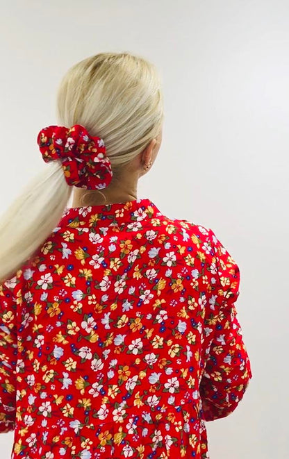 Floral Oversized Scrunchie